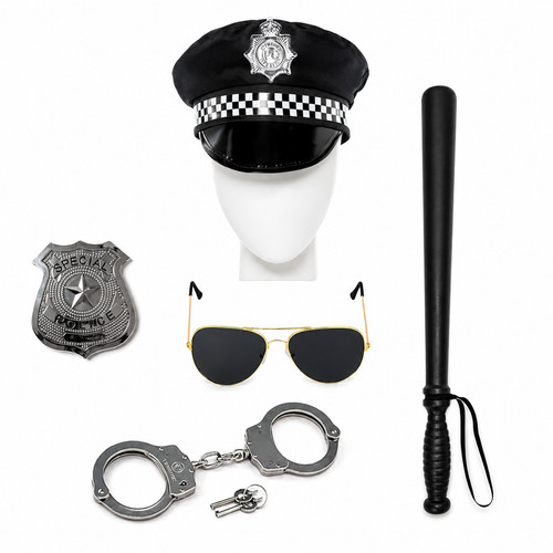 Adult police fancy dress - fancy, set