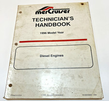 Original MerCruiser Diesel Engine Technician Handbook Manual 1996 90-806536960
