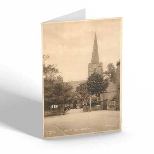Notelet vintage derbyshire - -,