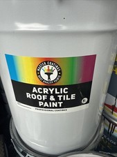 MASTER COATINGS ACRYLIC ROOF AND TILE PAINT 5lts MANY COLOURS TOP QUALITY