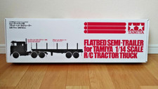 Tamiya 1/14 Electric Rc Big Truck Series No.06 Flatbed Semi-Trailer Truck