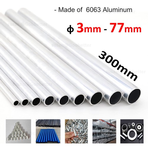 Aluminium round tube - aluminium,