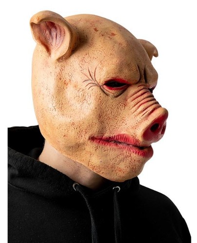 New pig latex full mask - new,