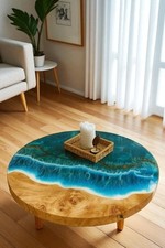 Epoxy River Tabletop Handmade