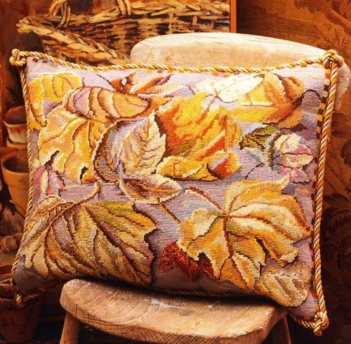 Ehrman leaves panel cushion - panel, by