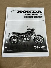 Service Shop Repair Manual 80-82 Honda CB900C CB900F CB900 Super Sport Custom