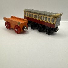 Thomas Wooden Railway Train - Express Coach - Truck - Learning Curve BRIO ELC