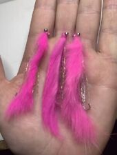 Eiretroutflies X3 Pink Snake Trout Fly Size 10.