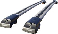 BMW X5 LOCKABLE GREY CROSS BARS ROOF BARS ROOF RACK 2006 TO 2013 80 KG CAPACITY