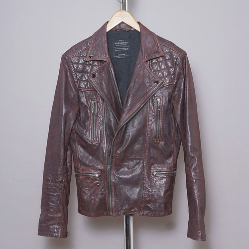 All saints leather - all, jacket