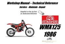 Cagiva WMX125 WMX 125  Service