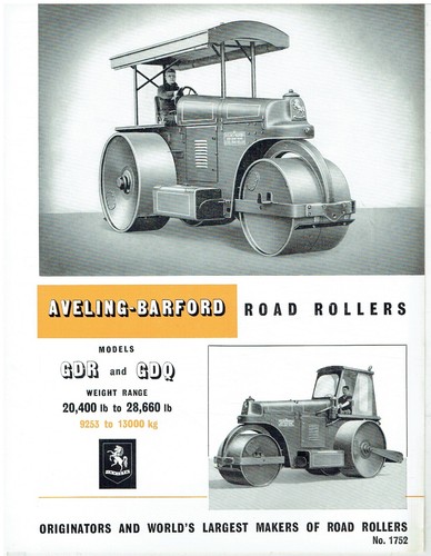 Aveling barford gdr gdq series - aveling,