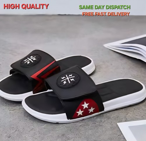 New mens leather slider mule - new,