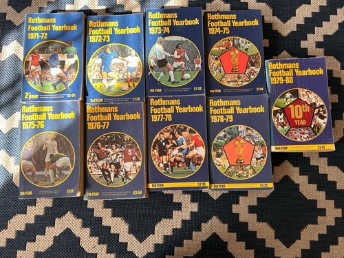 Rothmans football yearbooks - football,