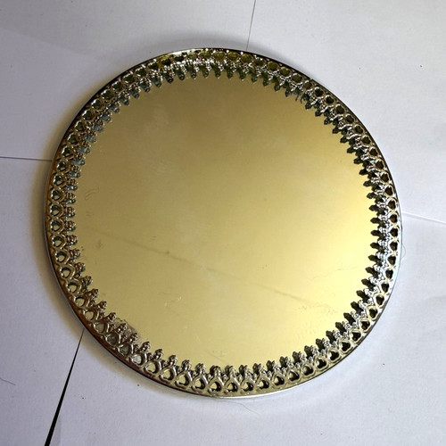 Mirrored candle holder - candle,