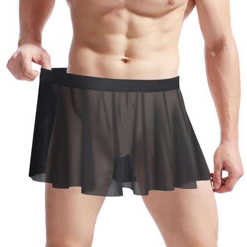 Mens pleated mini skirt rock - pleated,