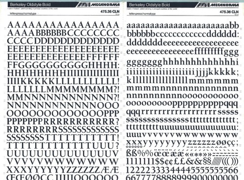 Mecanorma transfer lettering - mecanorma,