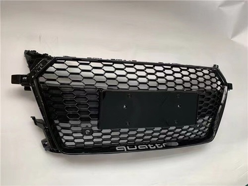 Black front bumper mesh - front,