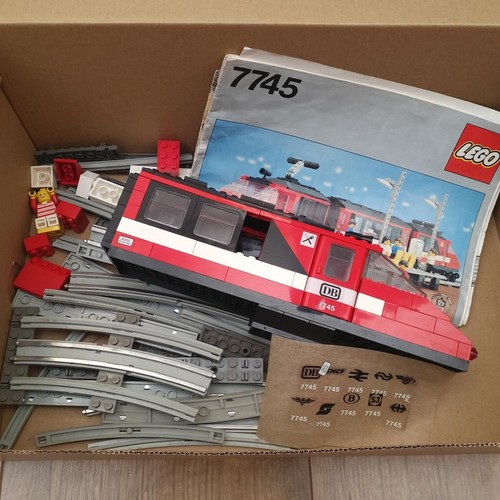 Lego train 7745 and track - train,