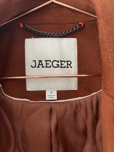 Jaeger 100 soft wool peacoat - wool,