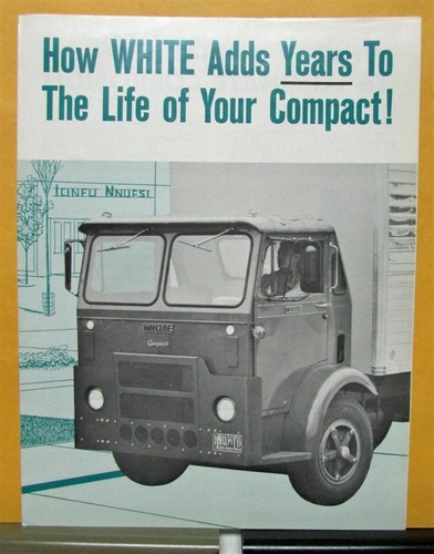 1967 white truck model compact - white,