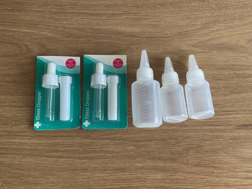 Dropper bottles glass - 5,