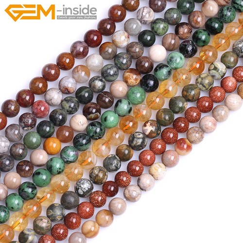 Natural 8mm assorted stones - 8mm,