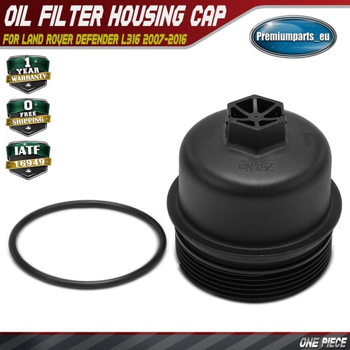 Oil filter housing - oil, cap