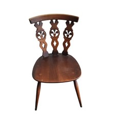 Vintage Ercol Fleur De Lys Dining Chair