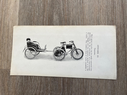 1901 motorcycle print - , with