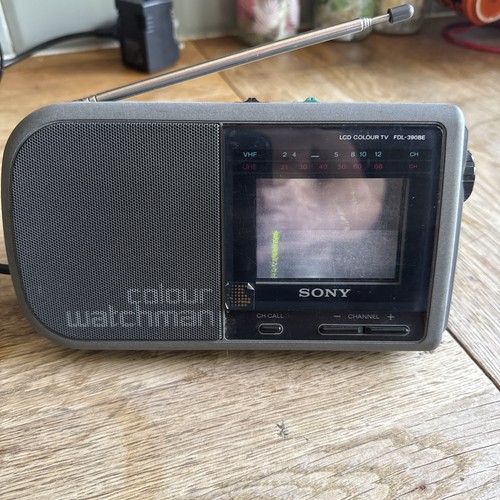 Vintage sony colour watchman - sony,