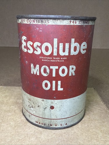 Vintage esso essolube metal - esso,