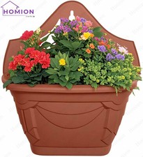 Venetian Wall Hanging Planter Plant Flower Pot Sturdy Plastic Basket Home Garden