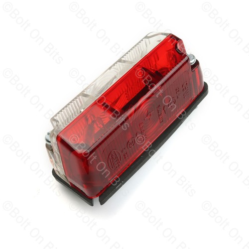 Hella red white side marker - red,
