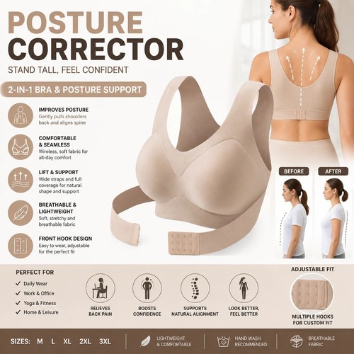Women posture corrector - posture, bra