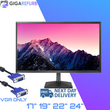 Cheap 17" 19" 22" Computer Monitor VGA DVI Flat screen Major Brands