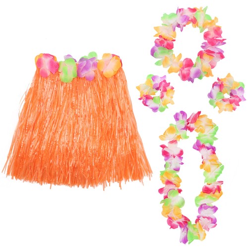 Hula set lei wristbands - 5,
