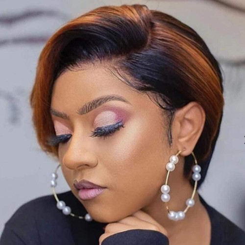 Porsmeer short pixie cut hair - short,