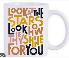 Coldplay yellow lyrics mug - yellow,