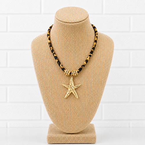 Faux gold starfish - faux,