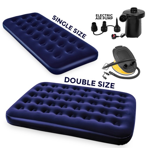 Double single flocked camping - double,