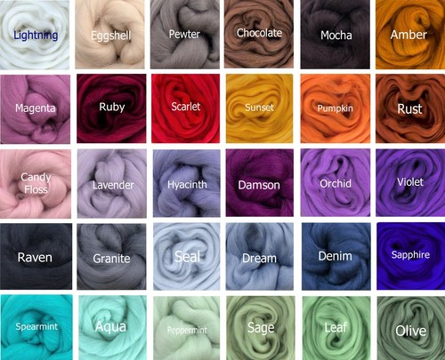 Merino felting wool needle - merino,