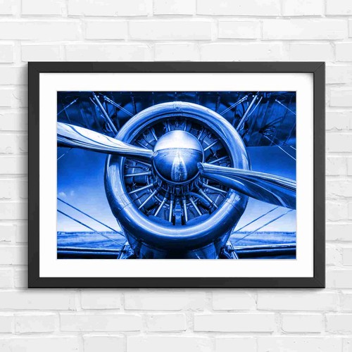 Vintage airplane engine - vintage,