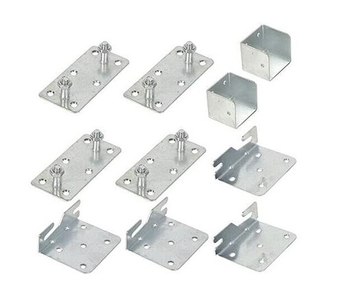 Heavy duty sleigh - bed, brackets