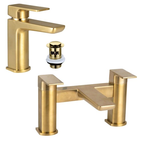 Brushed brass gold - brass, bath