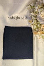 Midnight Blue Elastic Half