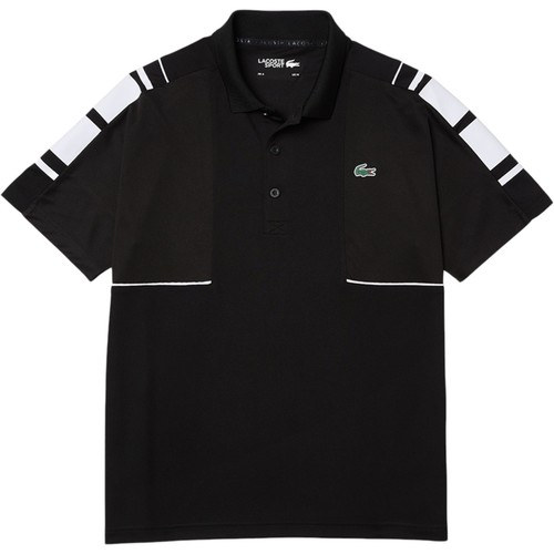 Lacoste polo shirt black mens - polo,