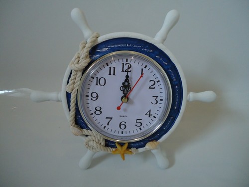 Ships wheel clock free - ships,