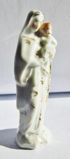 Cute Antique French Old Paris Porcelain Madonna Virgin Mary Figure Holy Statue