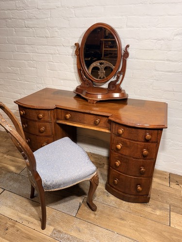 Victorian mahogany dressing - victorian,